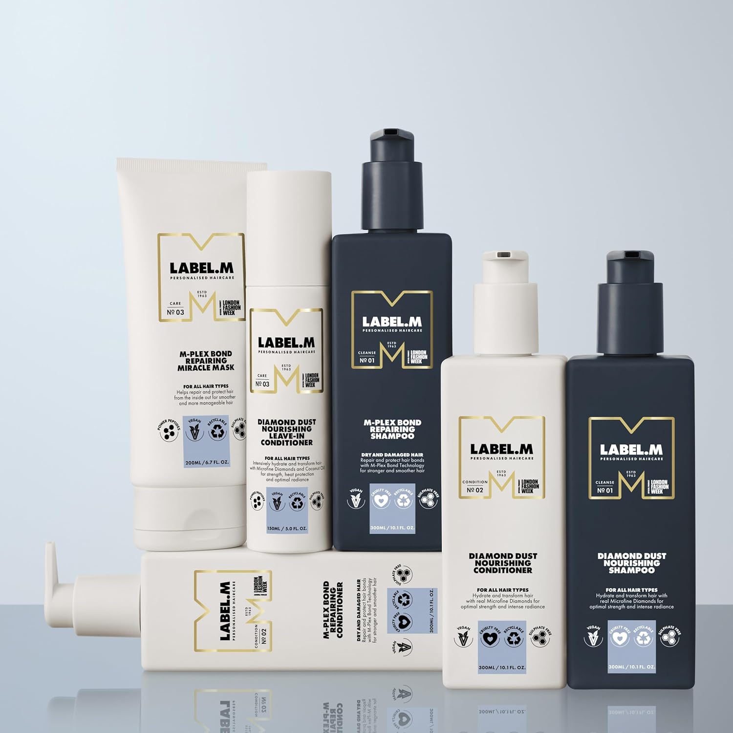 LABEL.M M-Plex Bond Repairing Conditioner 300ml - With Recyclable Pump : Amazon.co.uk: Beauty