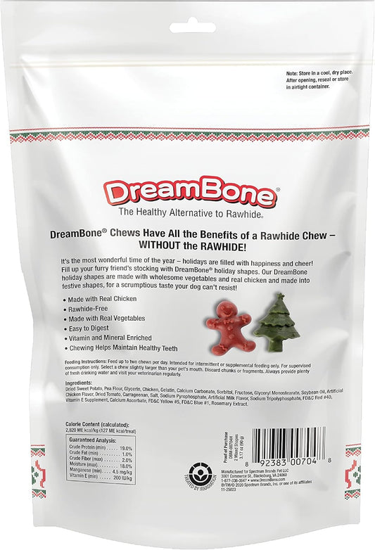 Dreambone Holiday Mixed Shapes 2 Ct, 3.17 Oz