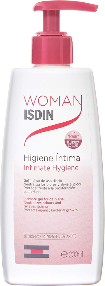 ISDIN WOMAN Intimate Hygiene (200ml) | Protects against external microbiological aggression and irritations