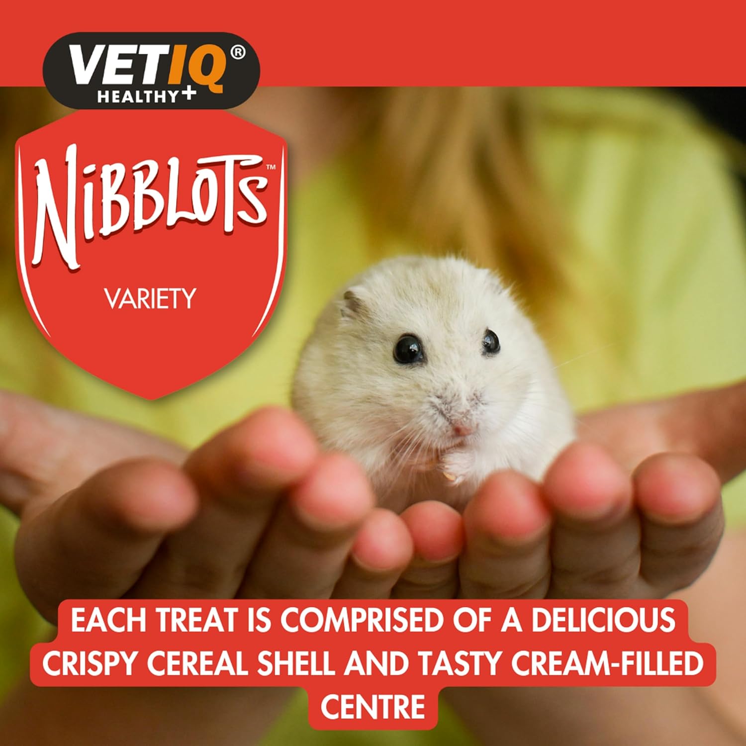 VETIQ Nibblots Treats Variety Pack with Added Vitamins & Soft Chewy Centre for Small Animals, 120 g (4 x 30 g) :Pet Supplies