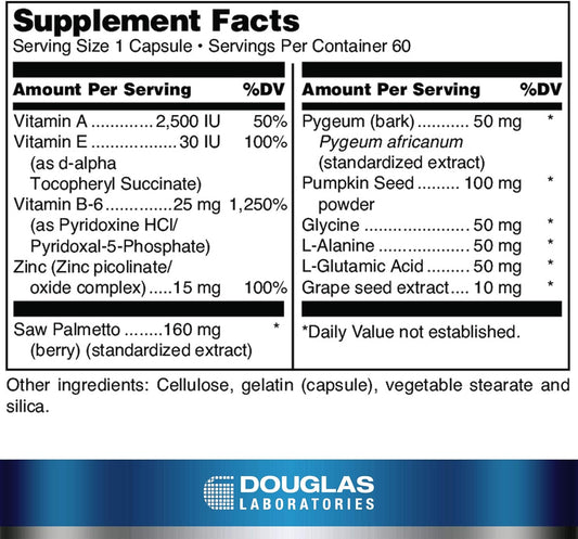 Douglas Laboratories Uro-Pro (For Men Only) | Vitamins, Minerals, Amino Acids, And Herbals To Support Prostate Health And Functioning | 60 Capsules