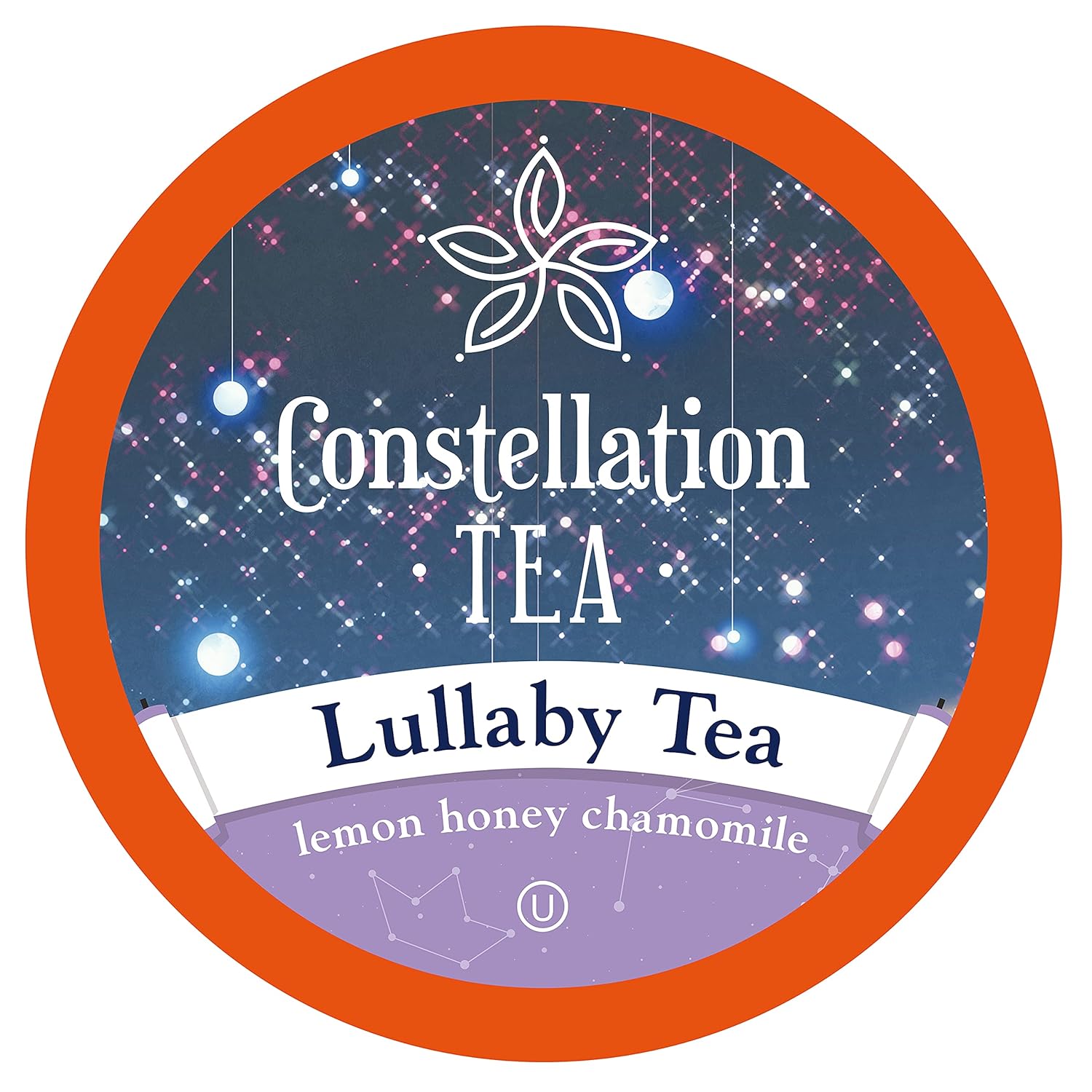 Constellation Tea Lemon Honey Chamomile Lullaby Tea Pods Compatible With K Cup Brewers Including 2.0, 40 Count