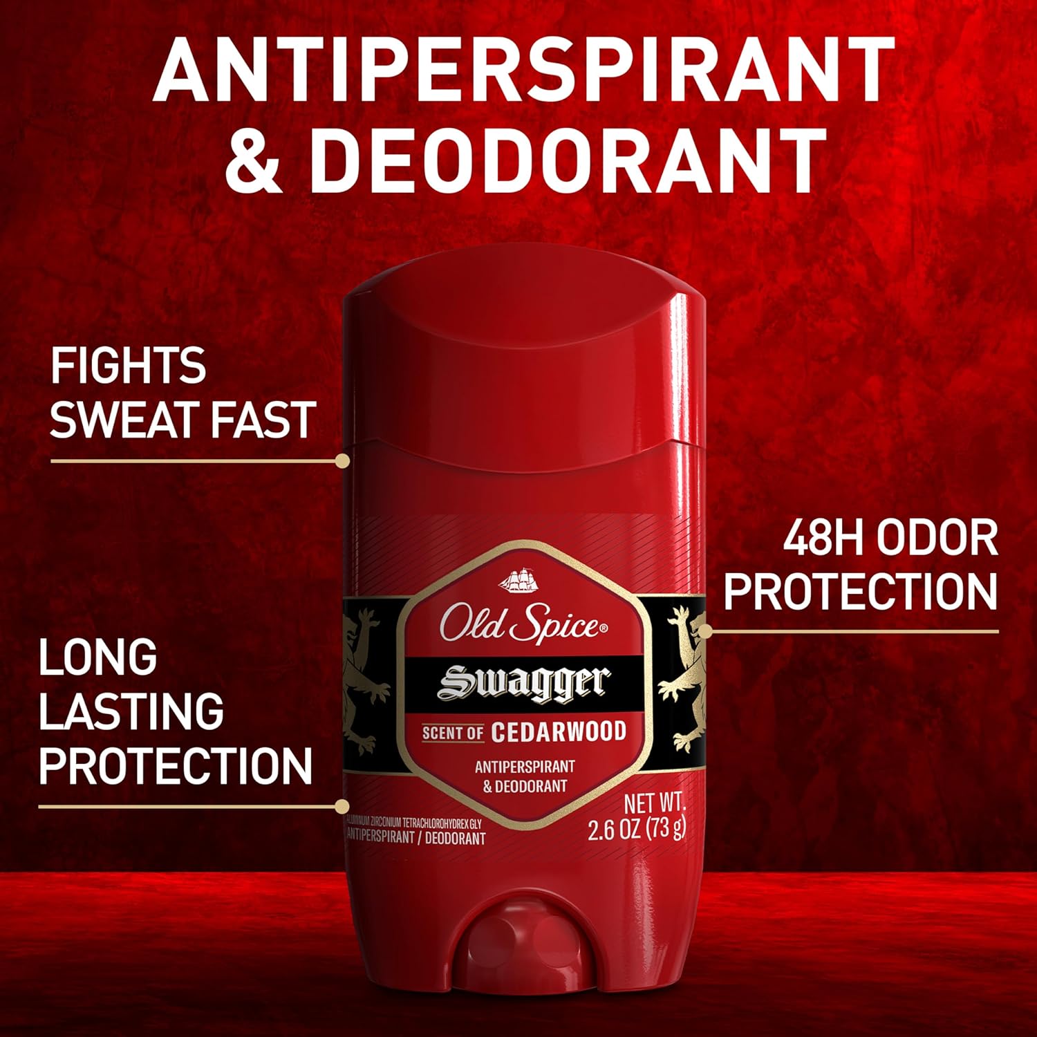 Old Spice Antiperspirant and Deodorant for Men, Invisible Solid, Swagger Scent, 3.4 oz (Pack of 3) : Beauty & Personal Care