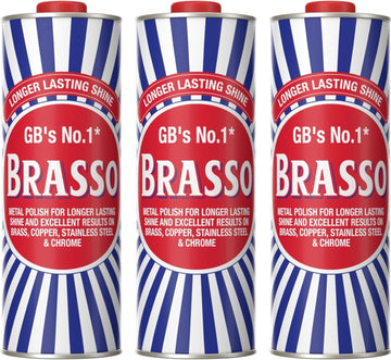 Brasso Metal Polish Liquid, 1L | Pack Of 3
