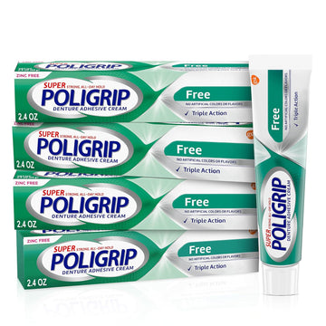 Super Poligrip Free Travel Size, 0.75 Ounce