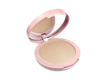 W7 | Glowcomotion Extreme Ice | Highlighter Compact | Multi-Functional Shimmer, Eyeshadow and Highlighting Powder | Color: Icy Diamond Warm Shimmer | Vegan Face Makeup