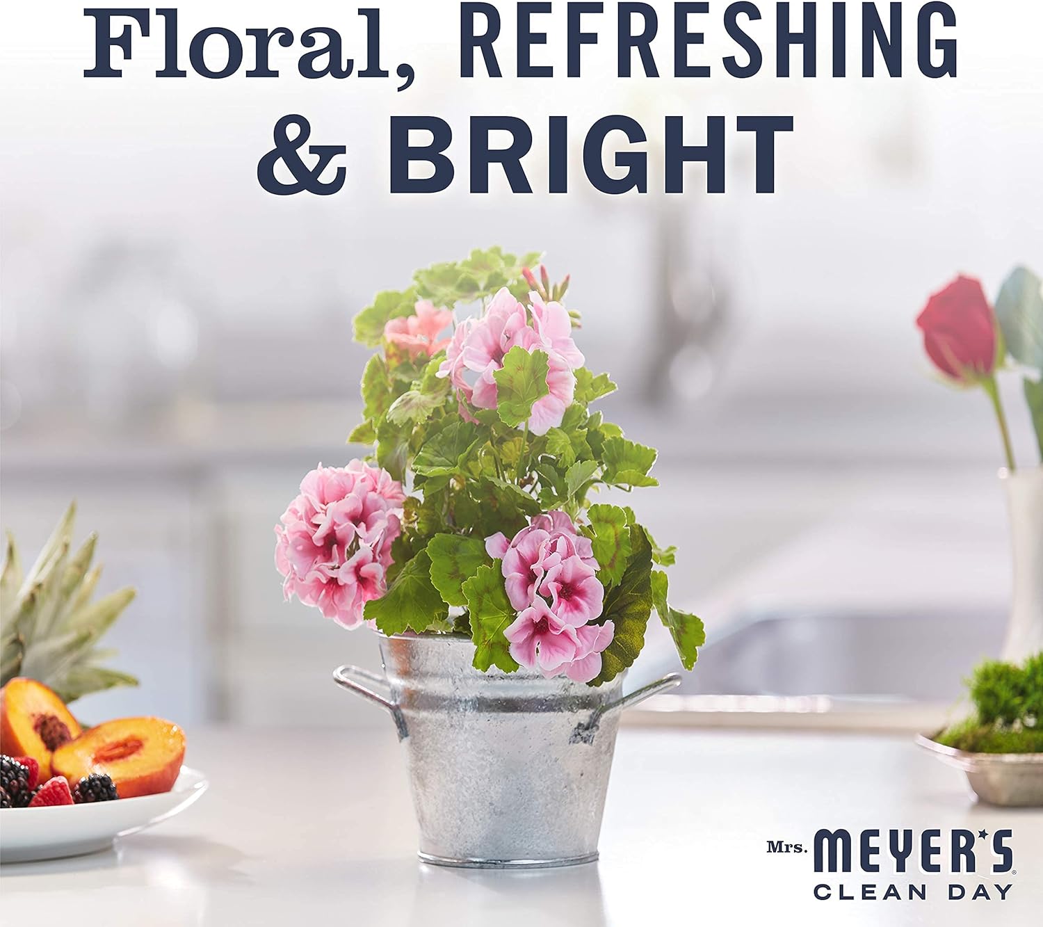 Mrs. Meyers Clean Day Room Freshener, Geranium, 8 Fluid Ounce (Pack of 3) : Health & Household