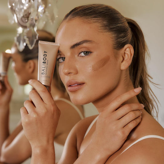 Bali Body Bronzing Serum | Warm Bronze Tint For Face, Lightweight Daily Use | Infused With Anti-Aging Ingredients That Nourish All Skin Types | Vegan, Cruelty Free, Australian Made (30 Ml/1.01 Fl Oz)