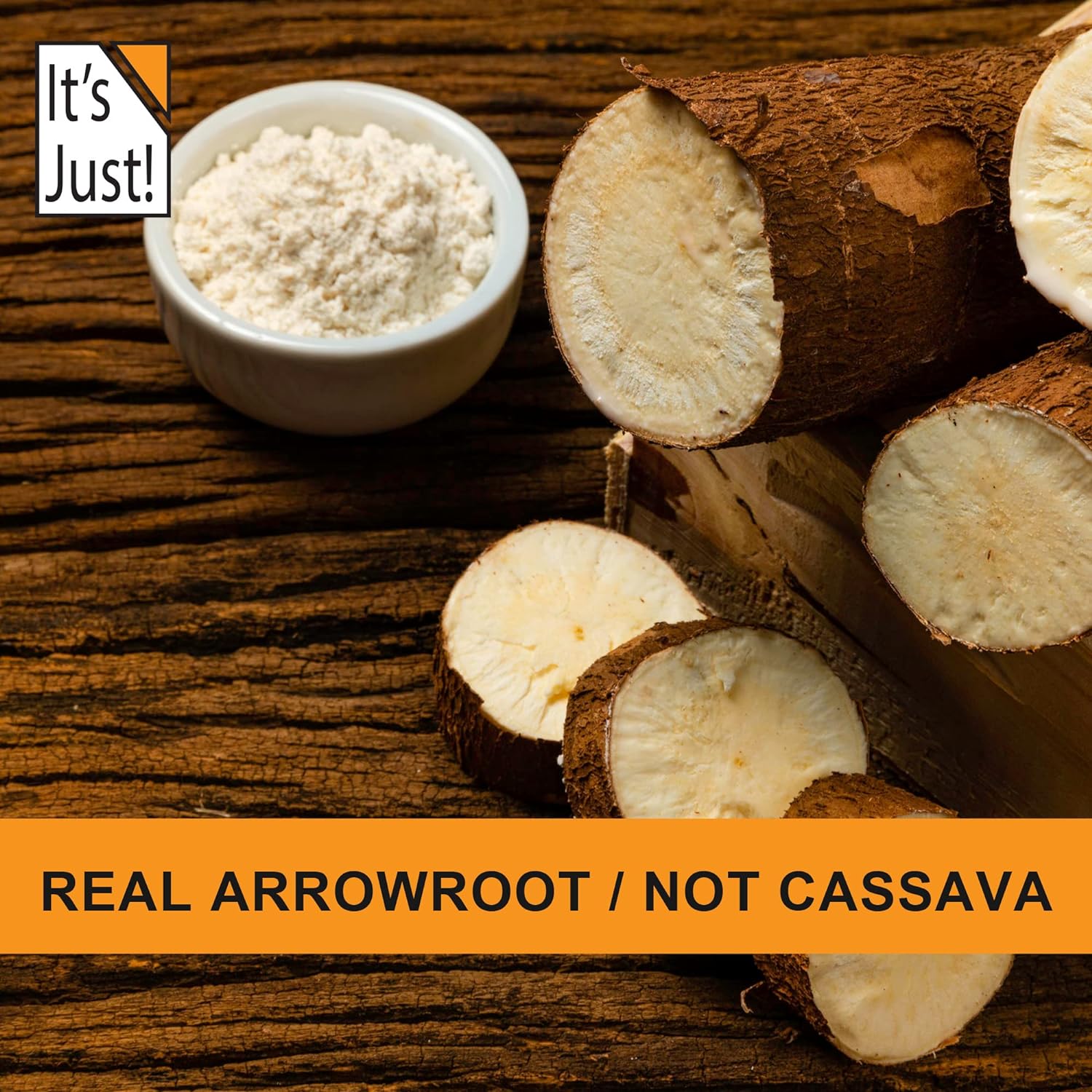 It'S Just - Arrowroot Powder, Natural Thickener, Gluten-Free, Dairy-Free, Non-Gmo, Cornstarch Substitute