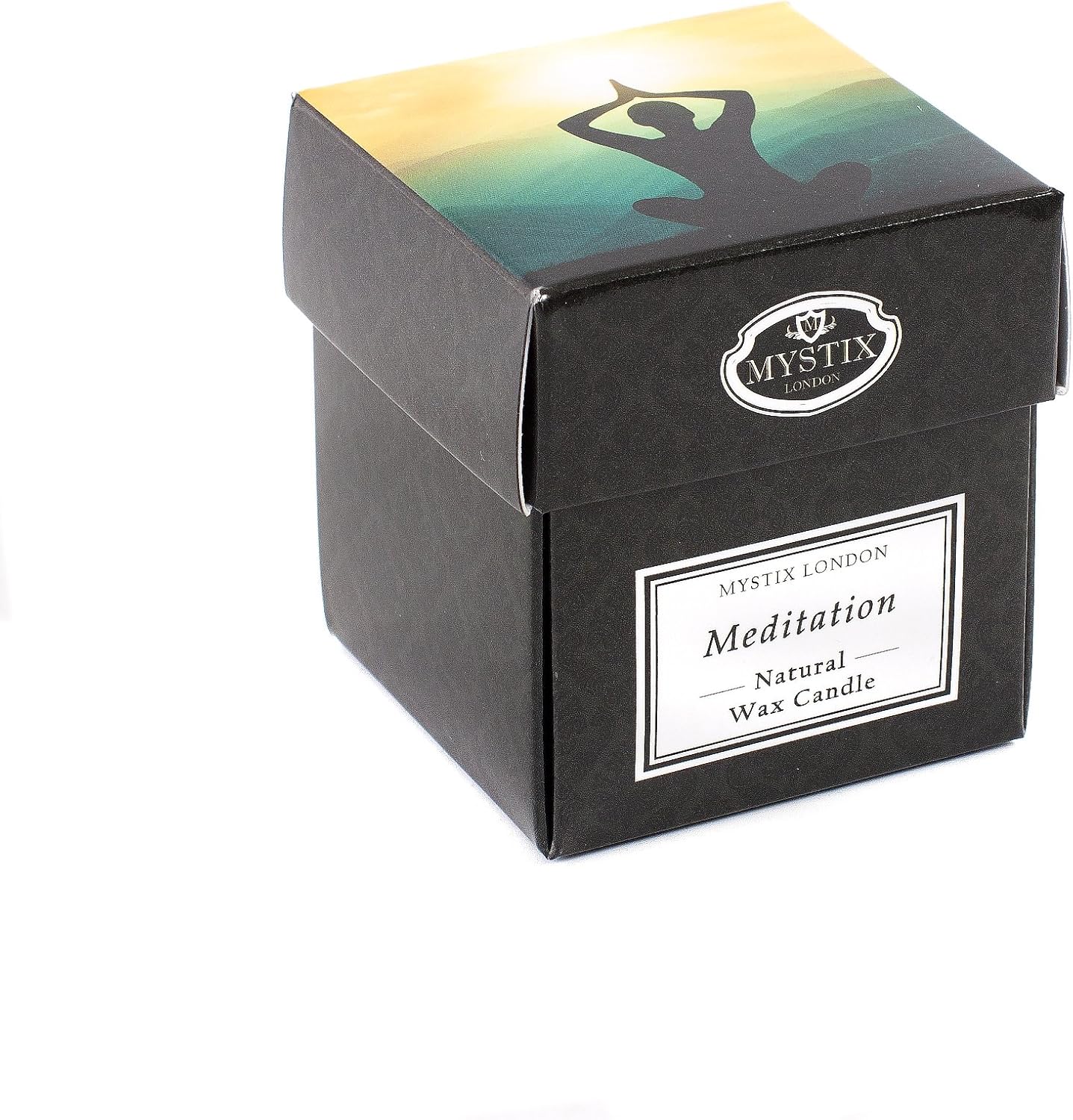 Mystix London | Meditation - Scented Candle Small 8Cl | Best Aroma For Home, Kitchen, Living Room And Bathroom | Perfect As A Gift | Reusable Glass Jar
