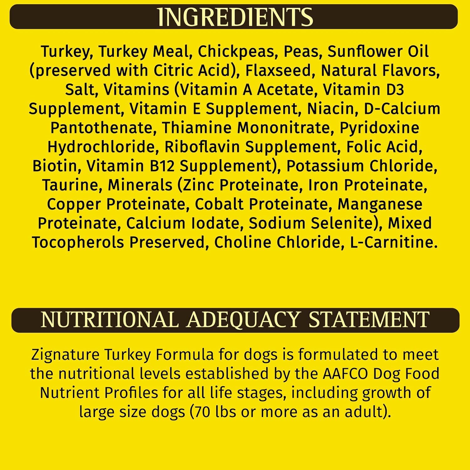 Zignature Turkey Limited Ingredient Formula Small Bites Dry Dog Food 12.5lb : Pet Supplies