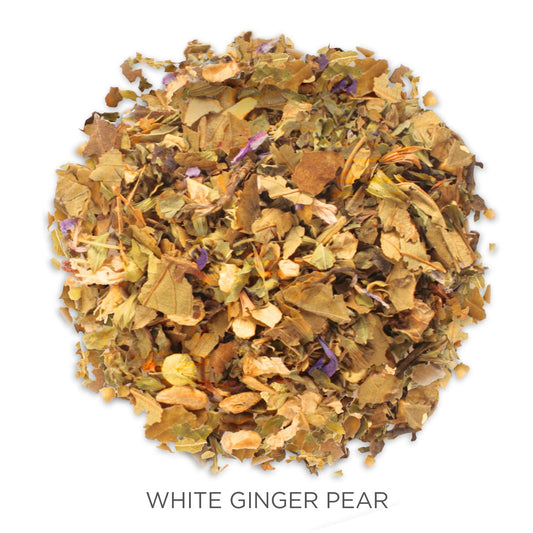 Tea Forté Organic White Tea White Ginger Pear, 2.82 Ounce Loose Leaf Tea Canister