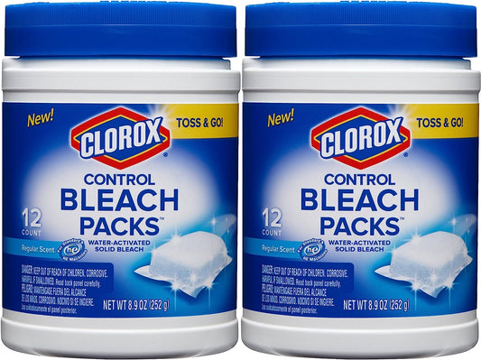 Control Bleach Packs, Regular, 12 Tabs/Pack, Each : Health & Household