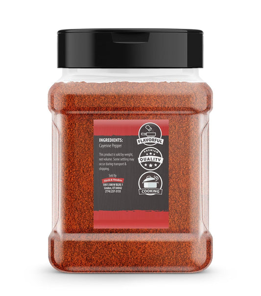 Birch & Meadow Ground Cayenne Pepper, 7.2 Oz, Spicy Seasoning, Chili & Soups