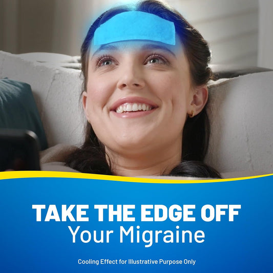 Kool 'N' Soothe Migraine Cooling Strips - 2 Pack Of 4