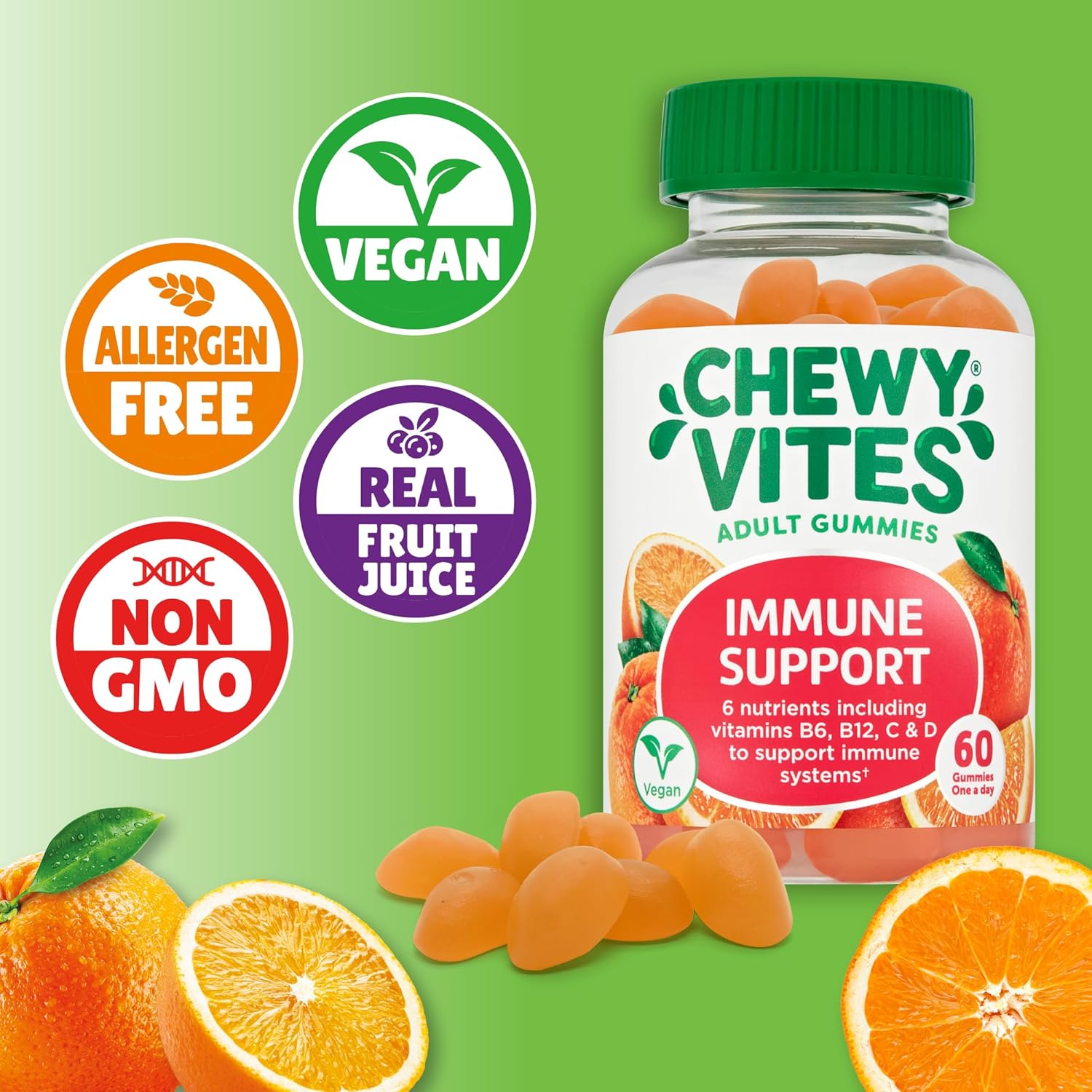 Chewy Vites Beauty Collagen, 60 Hydrolised Collagen Gummies, Hair, Skin, Nails Supplements for Women, with CoQ10, Biotin, Vitamins C, E and A, 1 Month Supply, Real Fruit Juice, Berry Flavour : Amazon.co.uk: Health & Personal Care