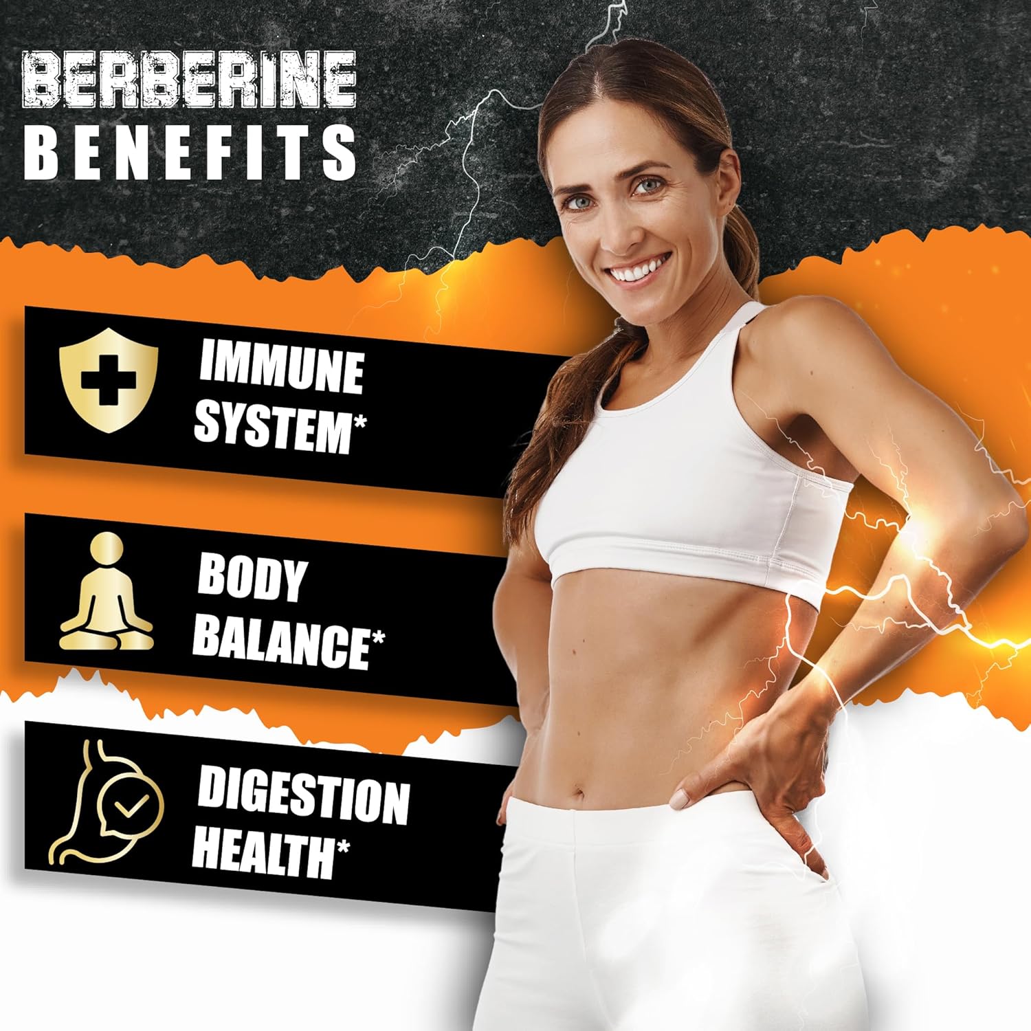 Berberine Hcl Supplement, Ceylon Cinnamon And Turmeric Capsules, Green Tea And Bitter Melon Capsules - 120 Capsules For 2 Month Supply : Health & Household