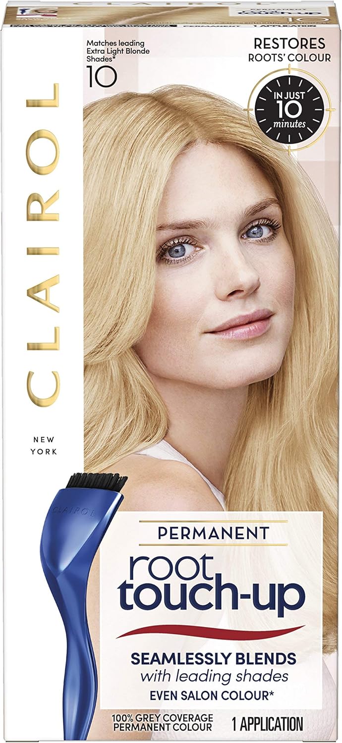 Clairol Nice' n Easy Crème, Natural Looking Oil Infused Permanent Hair Dye, 10A Baby Blonde & Root Touch-Up Permanent Hair Dye, 10 Extra Light Blonde : Amazon.co.uk: Beauty