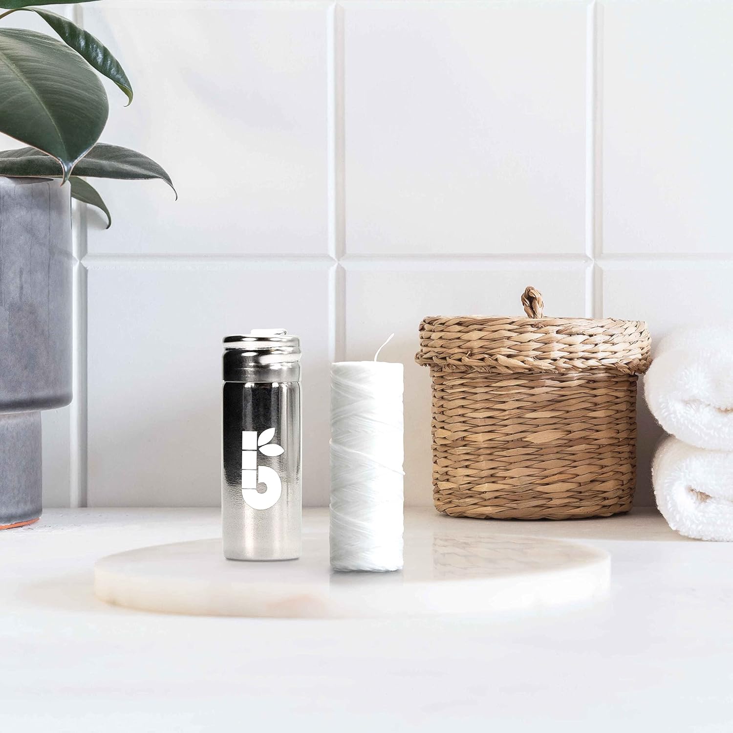 Bambaw Eco-Friendly Dental Floss, Plastic-Free Candelilla Wax, Mint, White, 50 m : Amazon.co.uk: Health & Personal Care