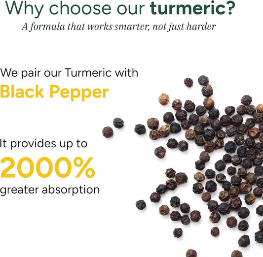 Turmeric Gummies I No Added Sugar I 95% Curcumin & Black Pepper Extract I For Adults & Children I Non-Gmo I 100% Natural & Organic I Third Party Tested I 500 Mg I 60 Gummy