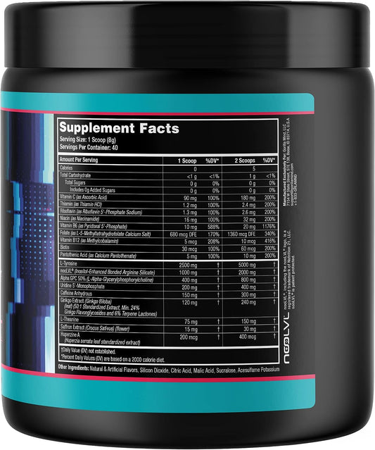 Gorilla Mind Respawn (Cherry Blackout) - Advanced Gaming Supplement with Powerful Nootropics for Amplified Focus, Enhanced Reaction Time and Clean Energy (40 Servings)