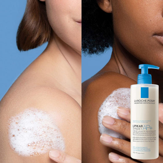 La Roche-Posay Lipikar Syndet Ap+ Soothing Cream Wash For Eczema And Atopic Skin 400Ml