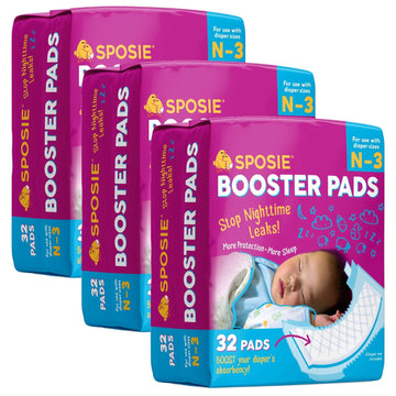 Select Kids Diaper Booster N-3, 96 Count - Baby Diaper Pads, Overnight Diapers, Newborn Diapers