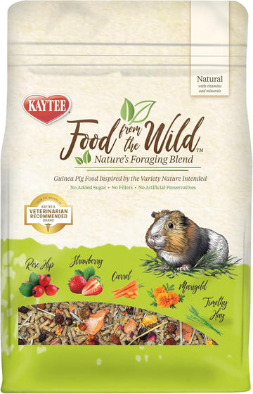 Kaytee Food From The Wild Natural Pet Guinea Pig Food, 4 Pound