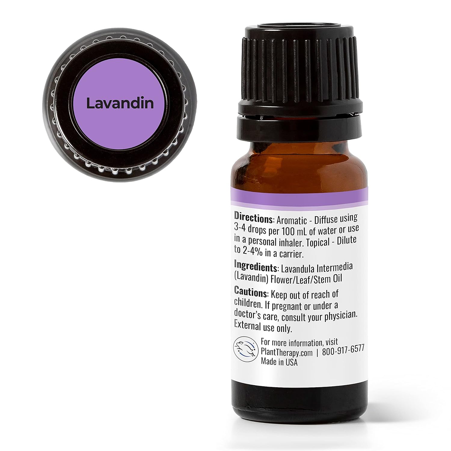 Plant Therapy Lavandin Essential Oil 10 mL (1/3 oz) 100% Pure, Undiluted, Therapeutic Grade : Health & Household