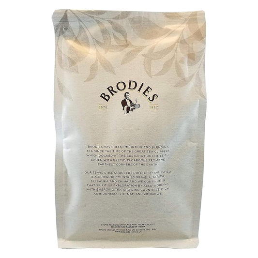 Brodies Tea, Scottish Breakfast Tea, Loose Leaf Black Tea Imported From Scotland, 200G Bag (Pack Of 1)