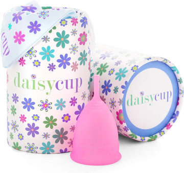 Menstrual Cup - Reusable Soft Menstrual Cups Provide 12 Hour Leak Free Protection - Eco Friendly Tampon & Pad Alternative - Includes 1 Small Sized Period Cup for Light to Normal Period Flow