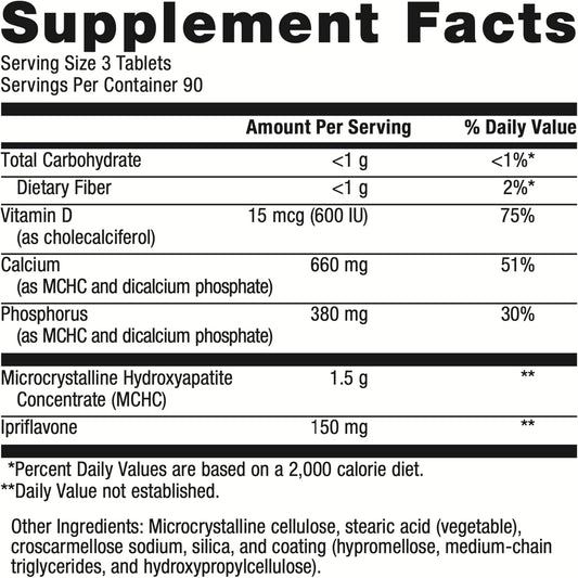 Metagenics Bone Builder Prime - Ipriflavone Bone Strength Supplement* - Comprehensive Mineral Support* - With Calcium, Vitamin D & Ipriflavone- Non-Gmo - Gluten-Free - 270 Tablets