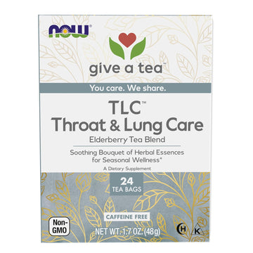 Now Foods, Tlc™ Tea, Seasonal Well-Being, Soothing Bouquet Of Herbal Essences, Caffeine-Free, Premium Unbleached Tea Bags With Our No-Staples Design, 24-Count