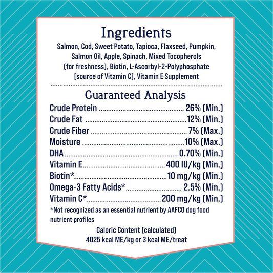 Stewart Freeze Dried Dog Treats, Shine Salmon & Sweet Potato, Made With Omega 3 & Salmon Oil, Grain Free, 8 Ounce Resealable Pouch, Made In Usa