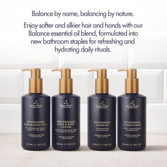 Aromatherapy Associates Balance Replenishing Shampoo, Hydrating Shampoo For Women And Men, Daily Hair Care For Oily Hair Or Dry, 10 Fl. Oz