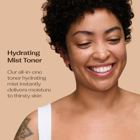 Trilogy Hydrating Mist Toner, Floral Hydration For All Skin Types, 3.38 Fl Oz