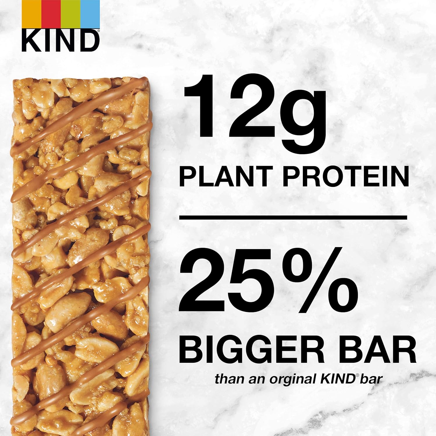 KIND PROTEIN Healthy Snack Bar, Crunchy Peanut Butter, 12g Plant Protein, Gluten Free Protein Bars, 1.76 OZ, (30 Count) : Grocery & Gourmet Food