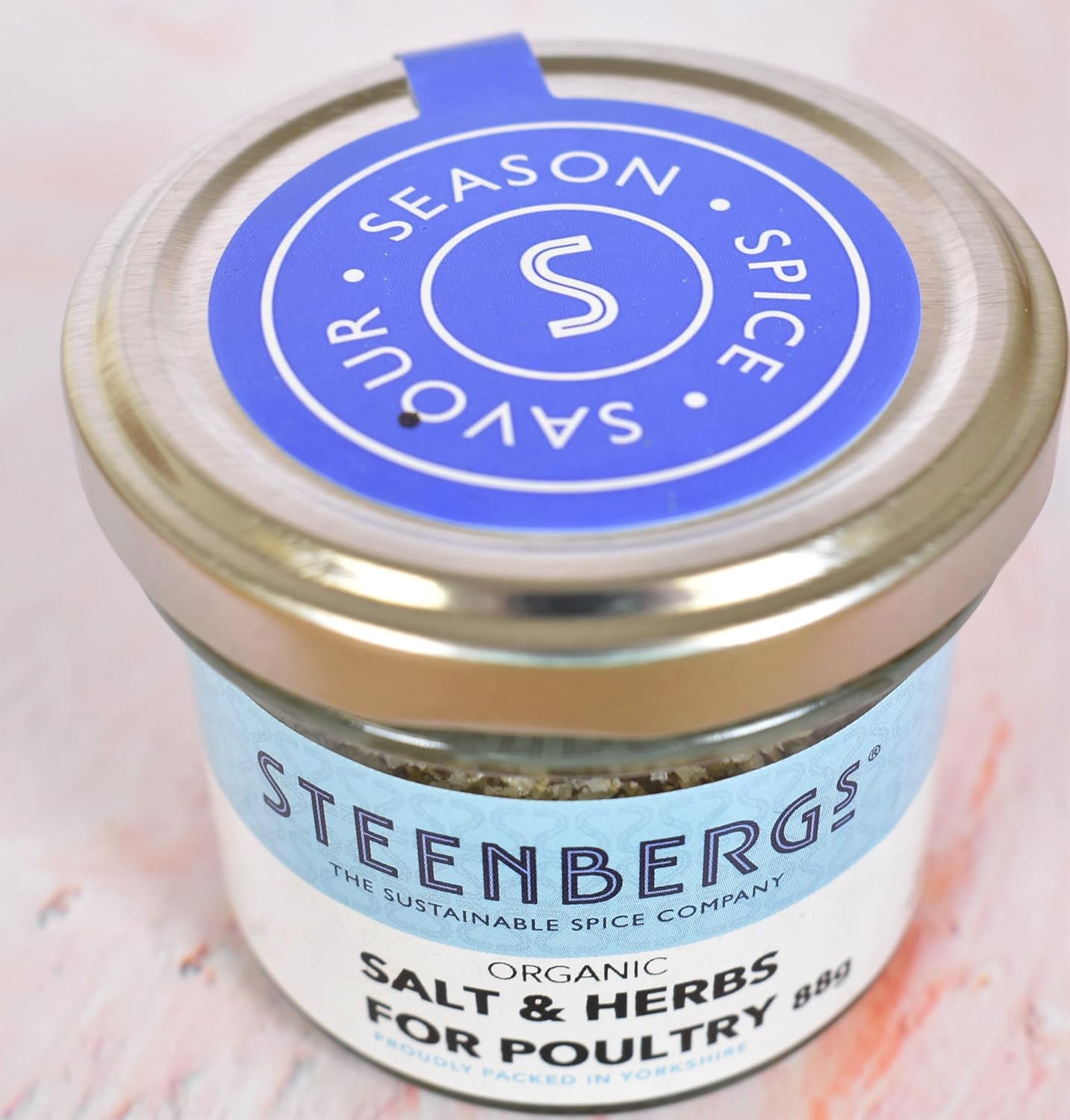 Steenbergs Organic Salt And Herbs For Poultry Standard Jar 88G