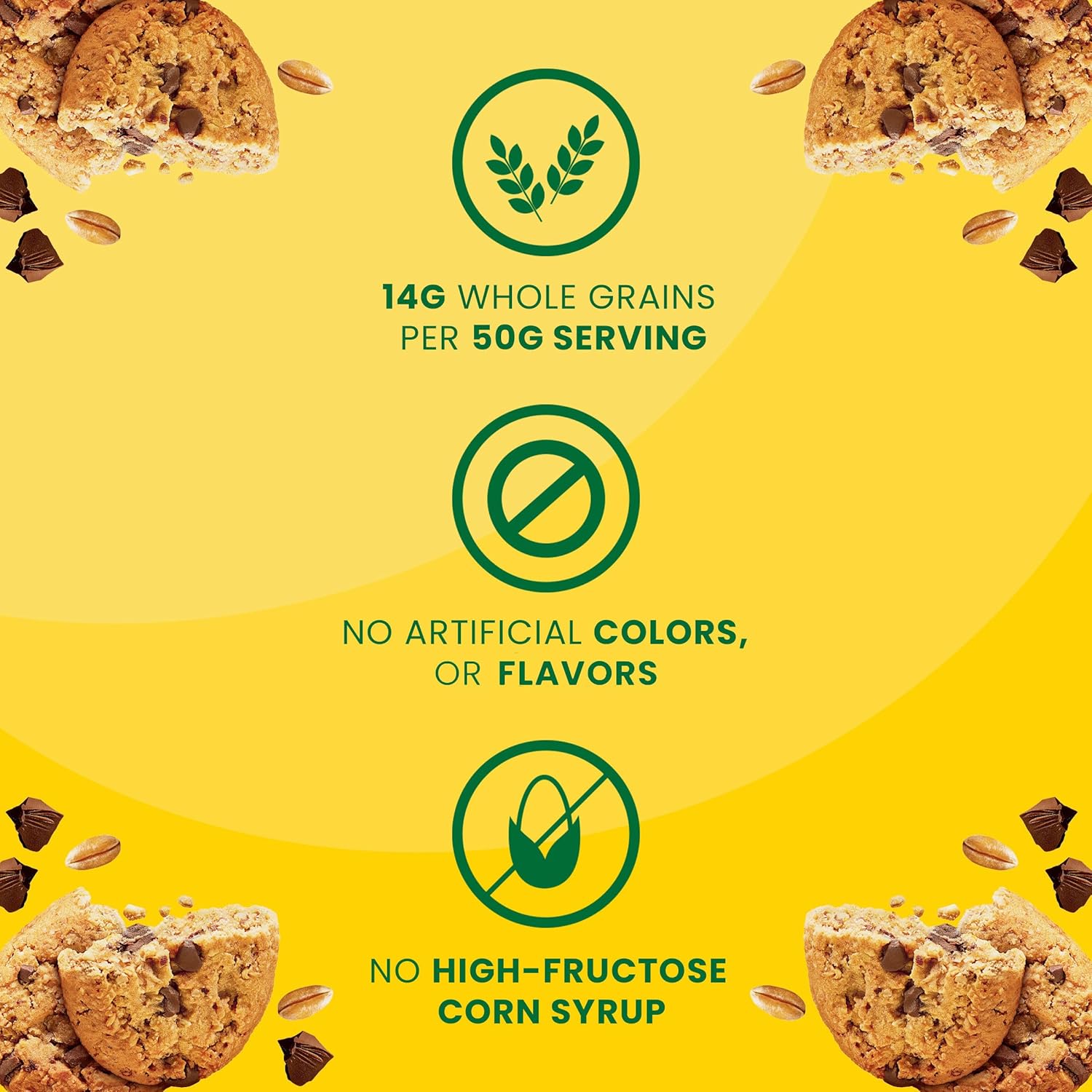 Belvita Soft Baked Oats & Chocolate Breakfast Biscuits, Chewy Breakfast Bars, 5 Packs (1 Biscuit Per Pack)