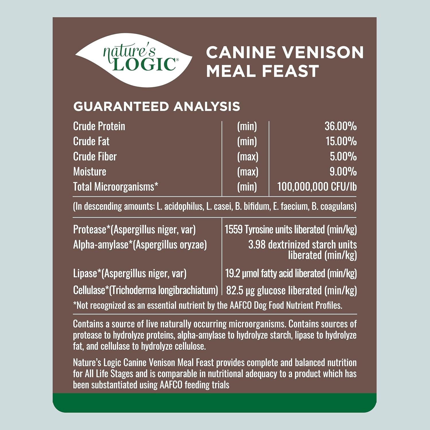 Nature'S Logic Venison Dry Dog Food, 4.4-Pound Bag : Pet Supplies