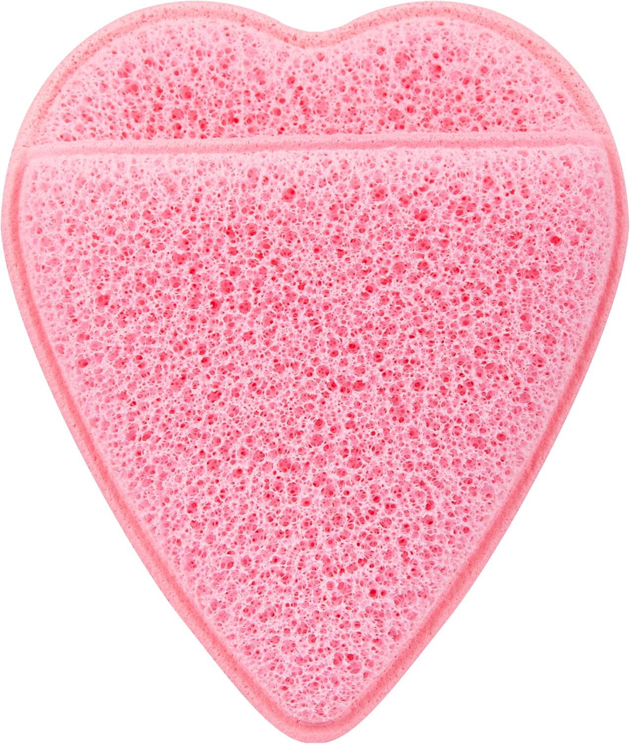 Aprilskin Heart-Shaped Plush Facial Cleansing Sponge, Reusable Scrubber For Deep Pore Cleansing & Blackhead Removal, Soft Mesh With Finger Insert, Gentle On Skin, Quick Drying Lanyard : Beauty & Personal Care