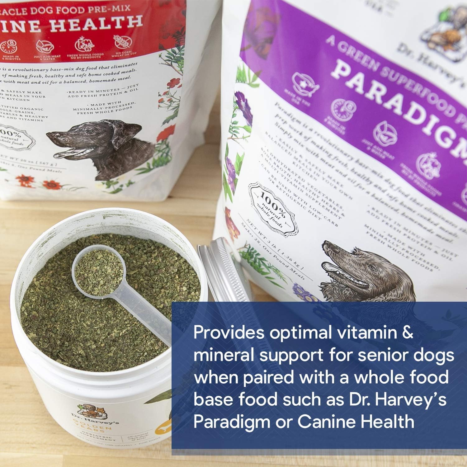 Dr. Harvey's Golden Years Geriatric Herbal Supplement for Senior Dogs, 7 Oz : Pet Supplies