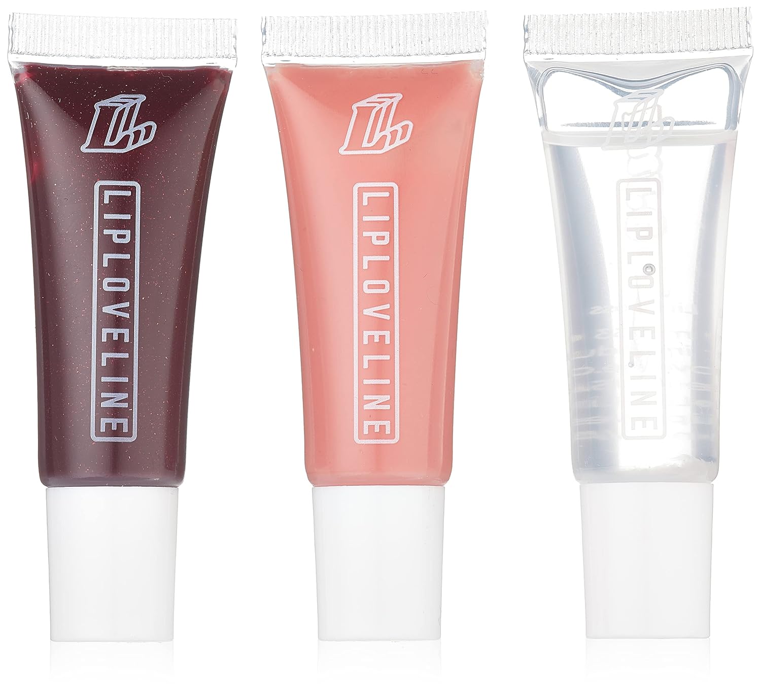 Fruit Oil-Infused Lip Gloss Trio Set, Clear, Plum, Pink, 10 Ml (Set Of 3)
