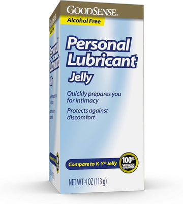 Goodsense Personal Lubricating Jelly; Personal Lubricant Quickly Prepares You For Intimacy, 4 Ounces