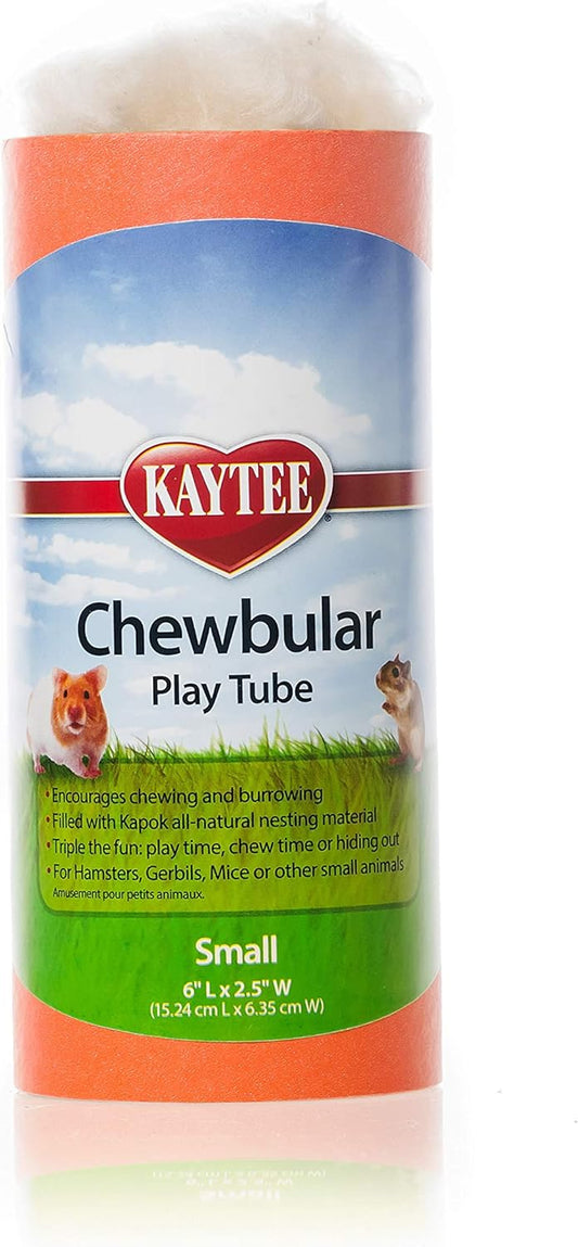 Kaytee Chewbular Play Tube For Pet Hamsters, Gerbils And Mice, Small