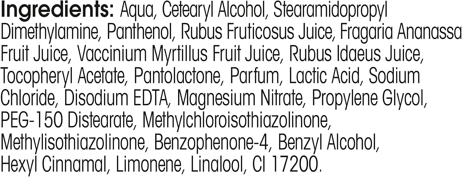 Alberto Balsam Strawberries & Cream Conditioner 6 X 350 Ml (Pack Of 3)