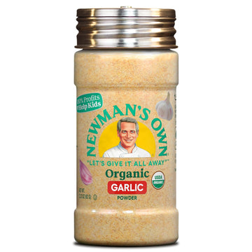 Newman'S Own Organic Garlic Powder; Usda Certified Organic; Non-Gmo; Kosher; 2.22 Oz Bottle