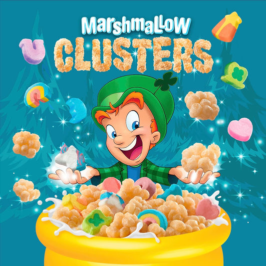 Lucky Charms Marshmallow Clusters Breakfast Cereal, 11.2oz