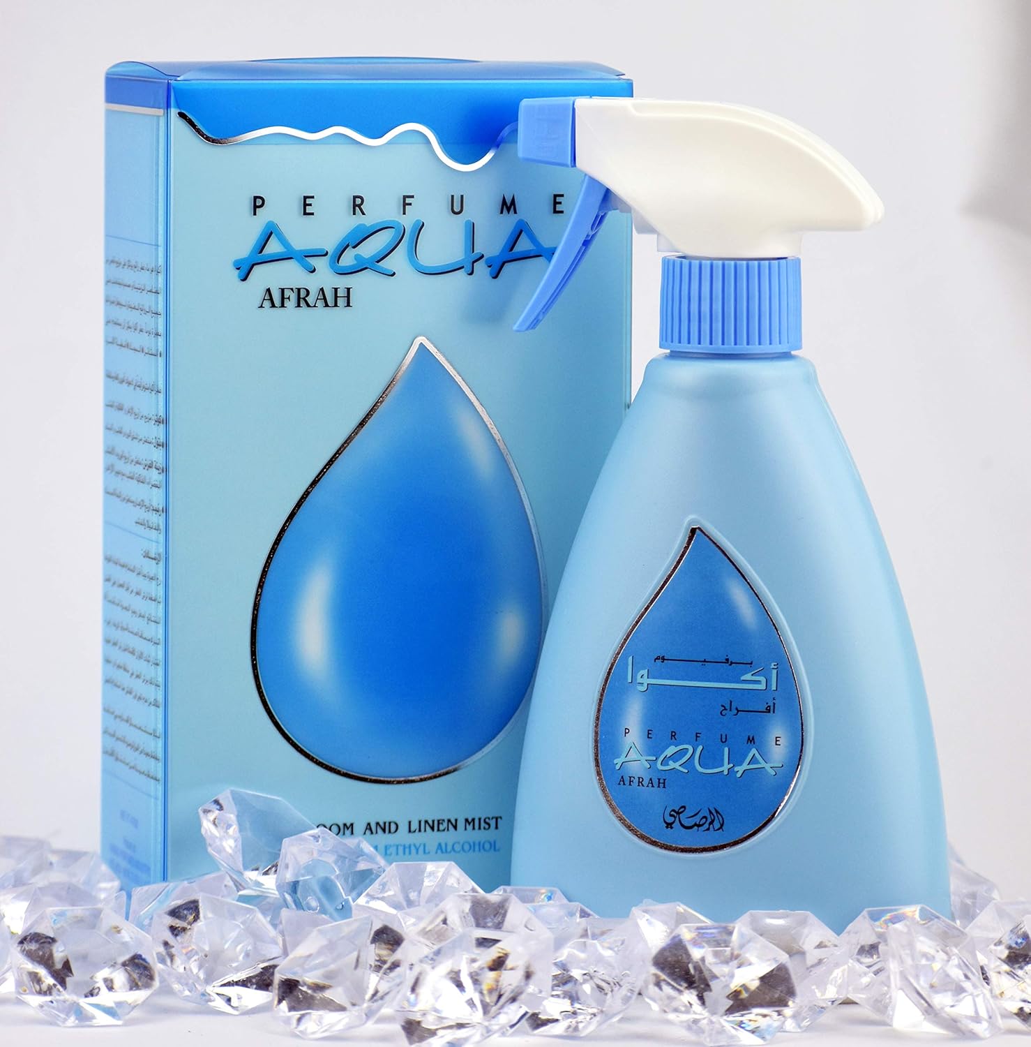 Aqua Afrah Air Fresheners - 375Ml(12.7 Oz) | Aromatic Essential Oil Spray | Fresh Blend Of Lemon, Black Currant, Woody, Musk | Long Lasting Room Fragrance | By Rasasi (Afrah) : Beauty & Personal Care