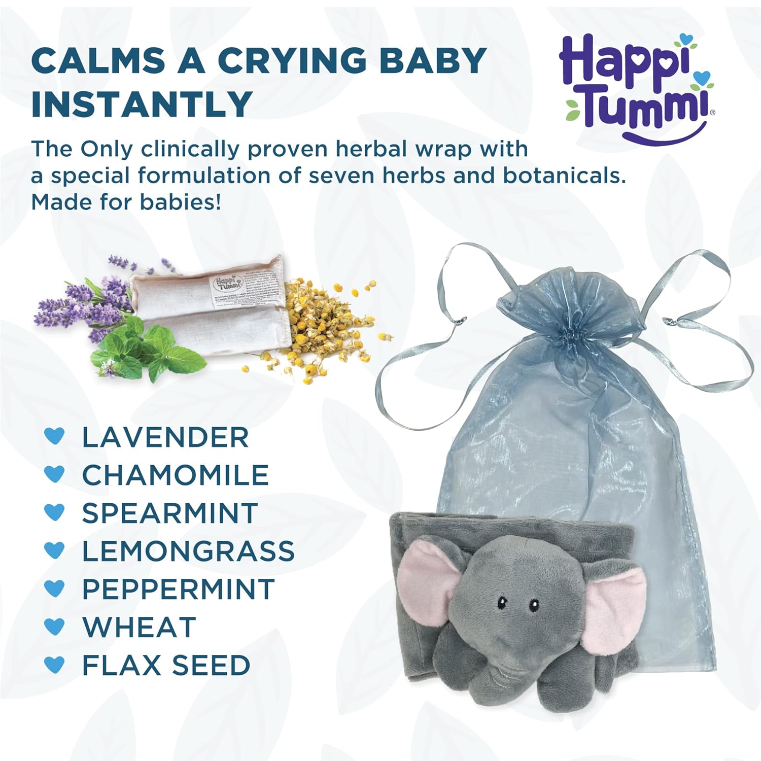 Happi Tummi Colic and Gas Relief for Babies and Infants- Heated Belly Wrap for Newborns - Aromatherapy Wrap for Upset Tummy and Constipation : Baby